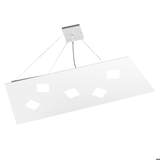 Toplight note lampadario bianco moderno particolare per ufficio