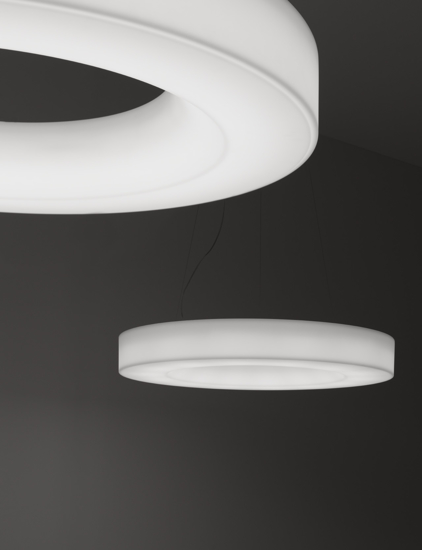 Lampadario moderno stilnovo saturn led 4000k dimmerabile