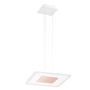 Linea light aruba lampadario moderno per salotto led 3000k rame