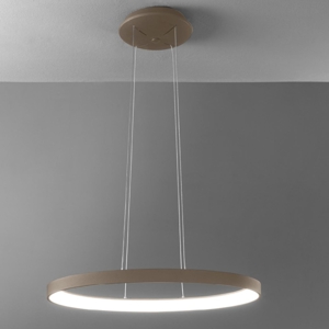 Lampadario moderno vivida lifering-o cerchio sabbia led 40w 3000k 4000k dimmerabile