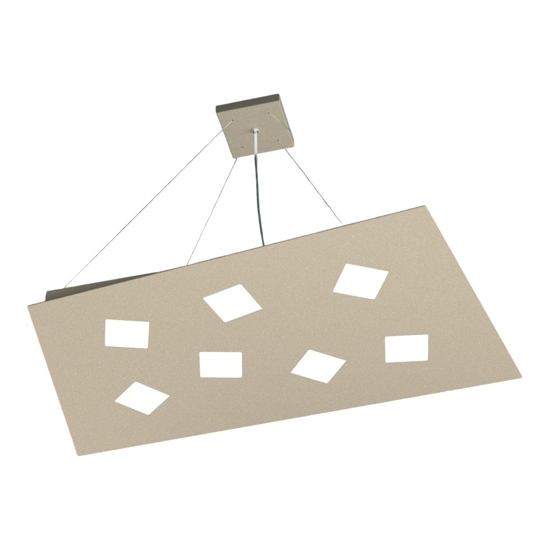 Top light note lampadario led sabbia design moderno