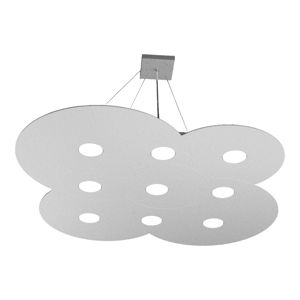 Toplight cloud grigio lampadario moderno per soggiorno