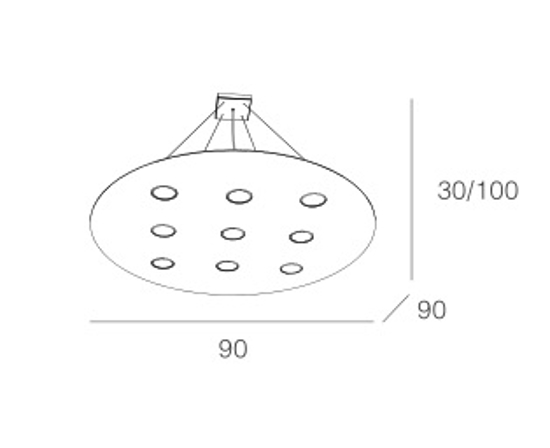 Toplight cloud lampadario bianco moderno per soggiorno