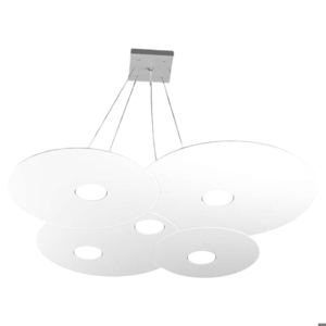 Top light cloud lampadario moderno bianco 5 luci gx53 led per soggiorno