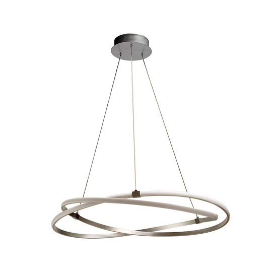 Lampadario design moderno led 42w 3000k per soggiorno