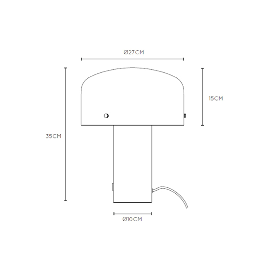 Lampada da tavolo design moderna oro vetro bianco touch dimmer