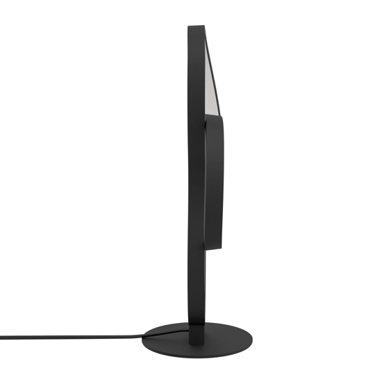 Lampada da tavolo nera led 3000k moderna