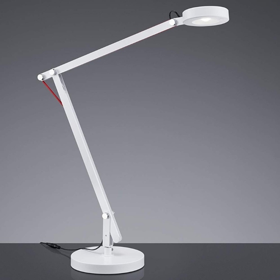 Lampada da scrivania moderna led 5w 3000k snodabile bianca