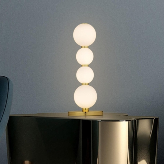 Lampada da tavolo per soggiorno moderno led 10w 3000k oro