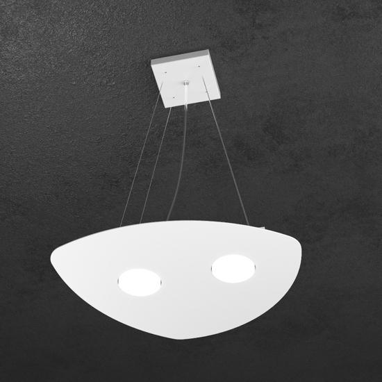 Toplight shape lampadaro per cucina moderna bianco