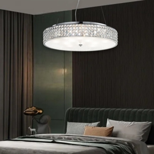 Roma sp9 lampadario di cristallo stanza da letto ideal lux per