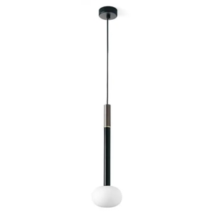 Lampada mose a sospensione cilindro bronzo design moderno sforzin miloox