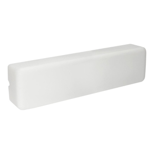 Plafoniera da esterno linea light mywhite 17w 3000k plastica bianca ip65