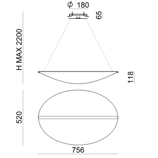 Lampadario moderno 3000k dimmerabile ad incasso diphy stilnovo per salotto