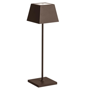 Lampada da tavolino ip54 led corten senza fili portatile