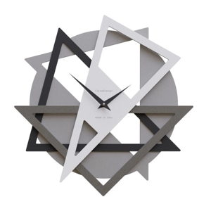 Orologio da parete moderno geometrico design geolo bianco