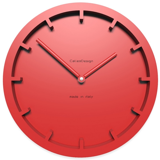 Callea design miny orologio rosso fuoco 26 da parete design moderno