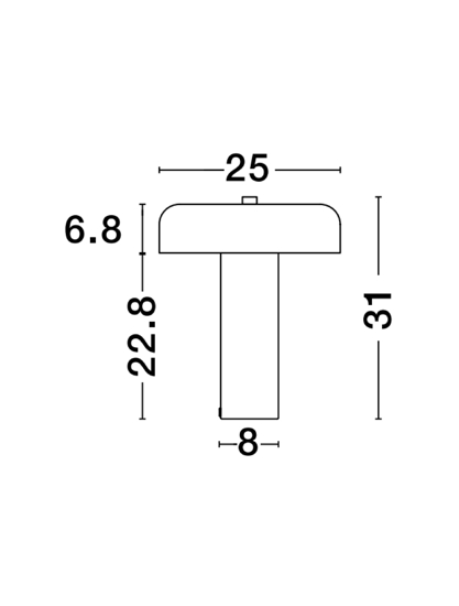 Lampada da tavolo led 18w 3000k oro nero design moderna