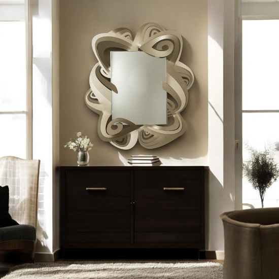 Specchio da parete moderno bronzo design originale