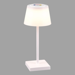 Lampada da tavolo senza fili per esterno led cct rgb dimmerabile bianca