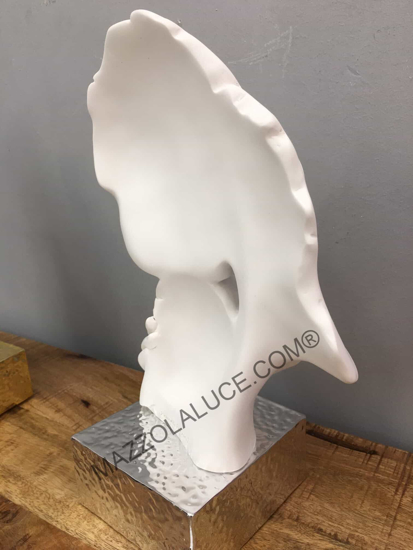 Bongelli preziosi scultura maternita face base argento soprammobile