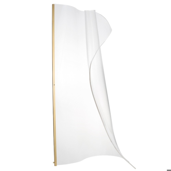 Lampada da terra vela led 31w 3000k piantana design moderna oro