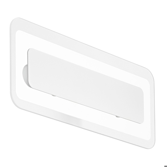 Linea light antille bianco applique led 14w 3000k design