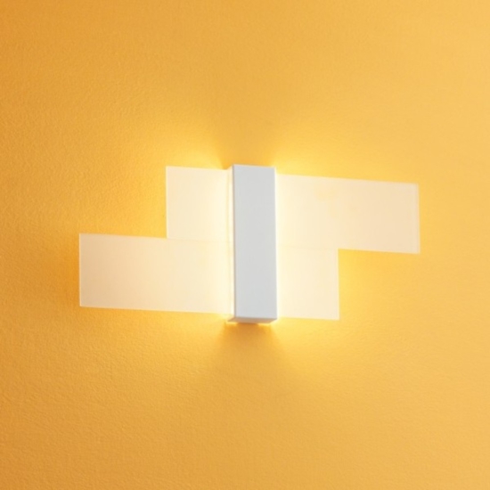 Applique led design moderna linea light triad