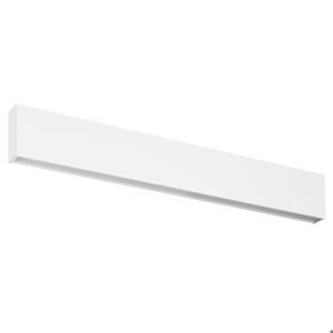 Linealight box applique led rettangolare bianca 28w 3000k moderna