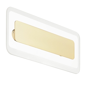 Antille oro linea light applique led 14w 3000k moderna