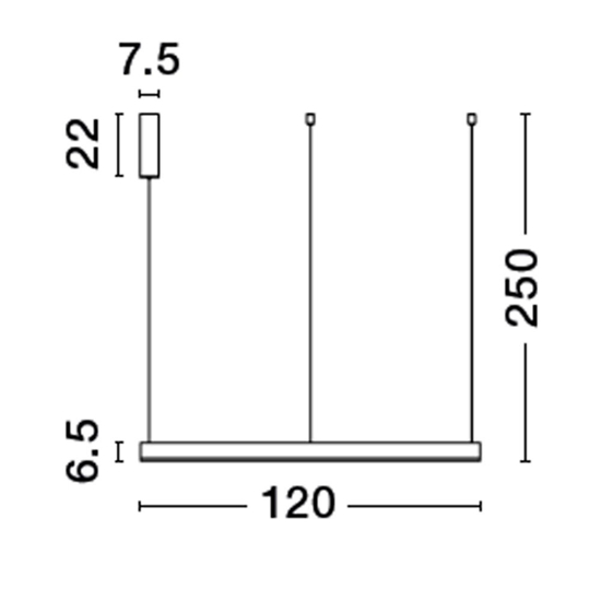 Grande lampadario cerchio 120cm oro led 72w 3000k dimmerabile