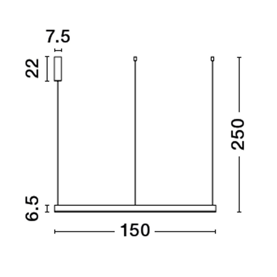 Lampadario cerchio xxl 150cm oro led 3000k dimmerabile