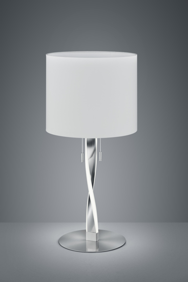 Abatjour grigio moderna lampada per comodino