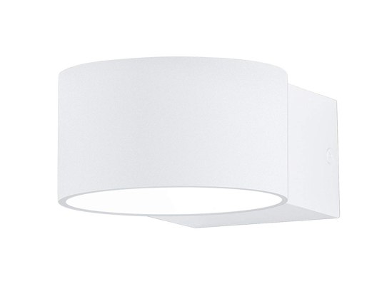 Applique led 4,5w 3000k design moderna bianco per interni