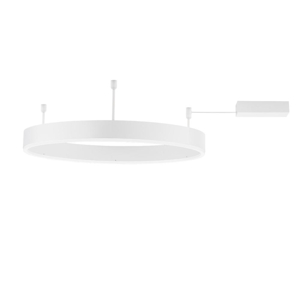 Plafoniera cerchio bianca 60cm led 46w 3000k dimmerabile