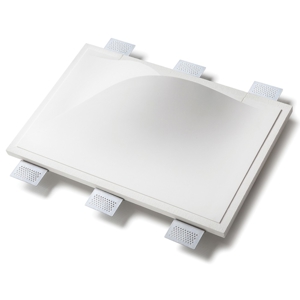 Applique lampada da incasso parete di gesso led cristaly 4000k 13w design moderna