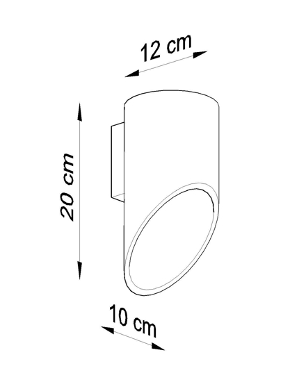 Applique da parete design moderna bianco