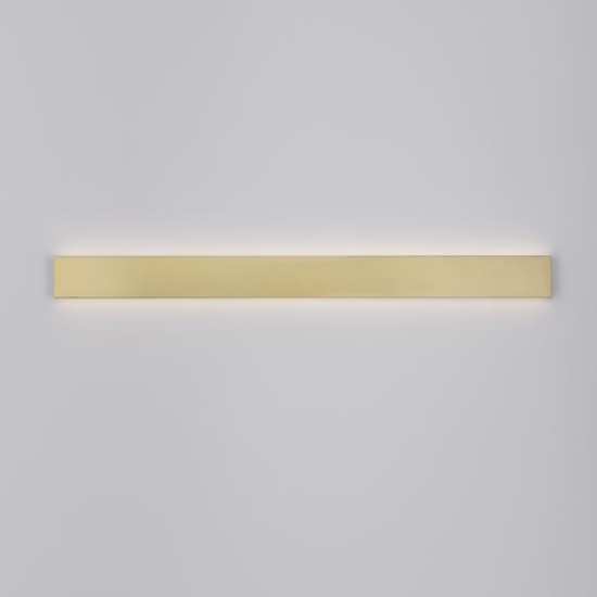 Applique rettangolare oro led 36w 3000k