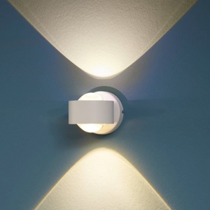 Applique occhio led 5w 3000k moderna bianco