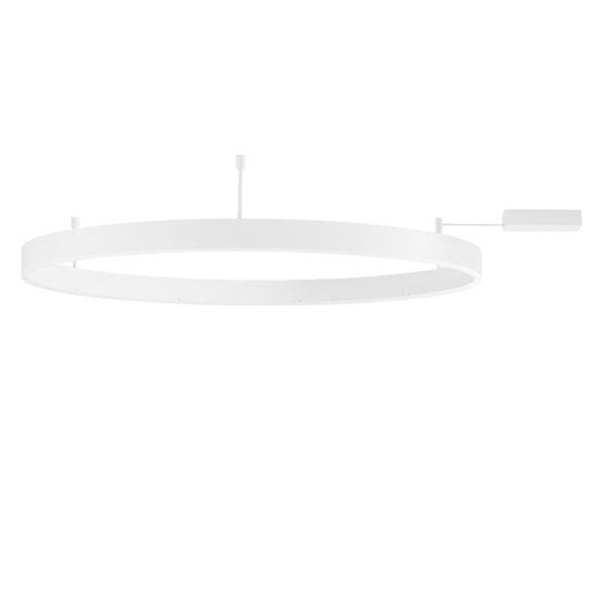 Plafoniera cerchio 100cm bianco led 60w 3000k dimmerabile