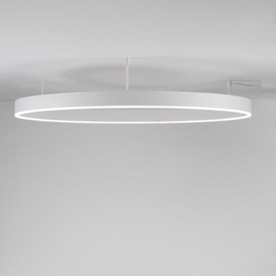 Plafoniera cerchio 100cm bianco led 60w 3000k dimmerabile