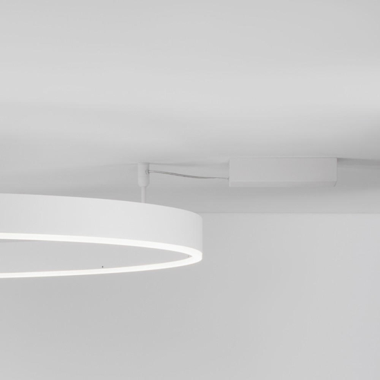 Plafoniera cerchio 100cm bianco led 60w 3000k dimmerabile