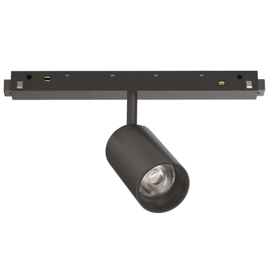 Ideal lux ego track single 12w 3000k dali faretto led nero