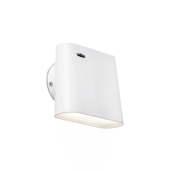 Applique per comodino camera da letto bianco 6w 2700k orientabile