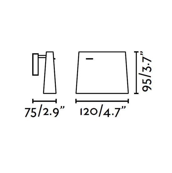 Applique per comodino camera da letto bianco 6w 2700k orientabile