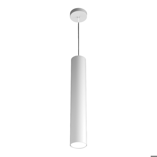 Lampade a sospensione bianca da bar h53 cilindro top light