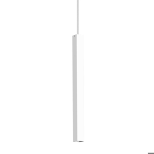 Ideal lux ultrathin sp d040 square lampadario led bianco da comodino 12w 3000k