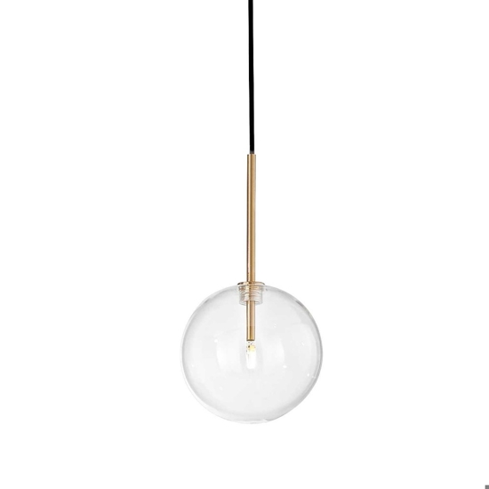 Ideal lux equinoxe sp1 d25 ottone lampada sospensione dorata