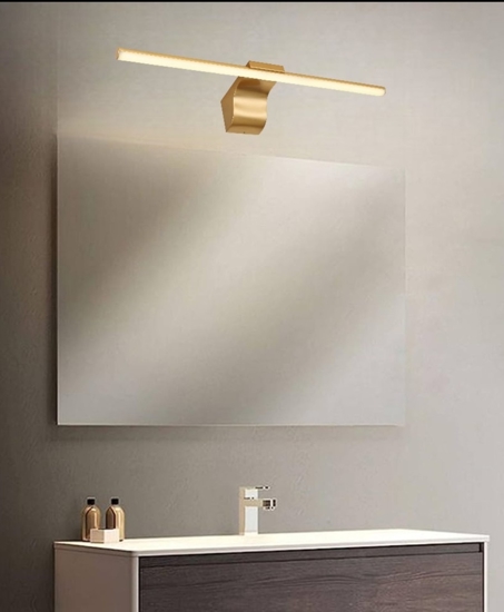 Applique oro per specchio da bagno led 4000k