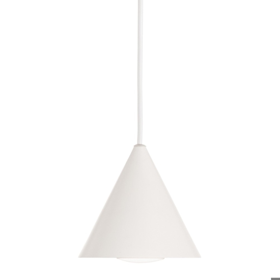 Ideal lux a-line sp1d13 lampada da cucina a sospensione cono bianco